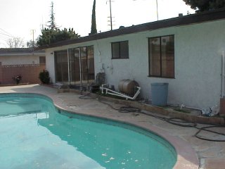 Back yard (facing south)