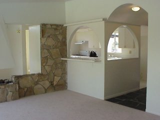 Living/Dining Room & Kitchen (from NE corner)