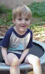 This is me on the trampoline on  Apr. 9, 2000